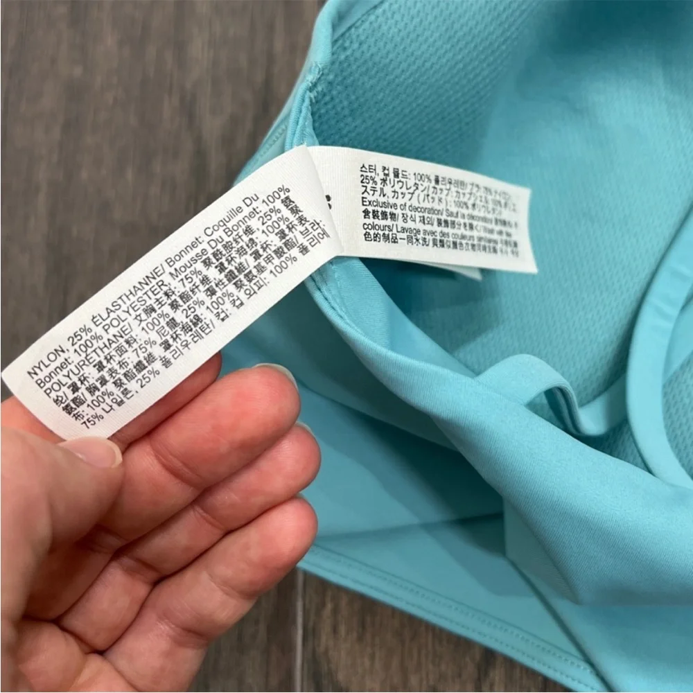 NEW Lululemon Like a Cloud Bra Long Line *Light Support, B/C Cup Tidal Teal